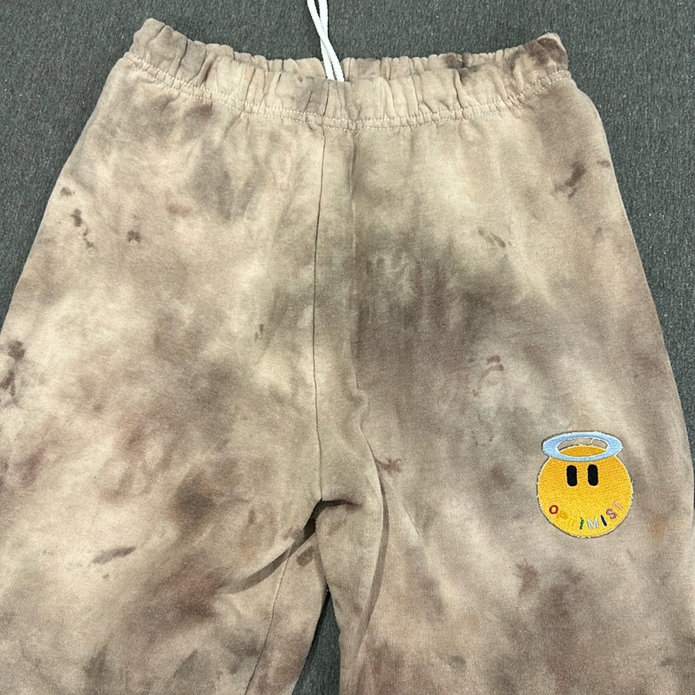 Daily Optimist - Brown Tie Dye Sweatpants - Size M